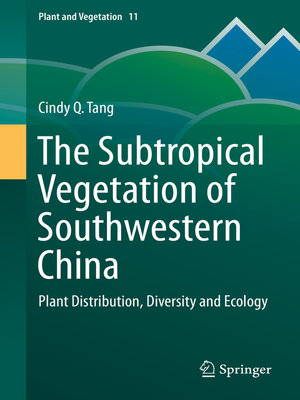 cover image of The Subtropical Vegetation of Southwestern China